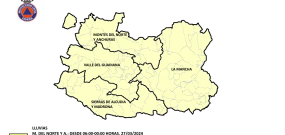 mapa del tiempo, 27 marzo 2024