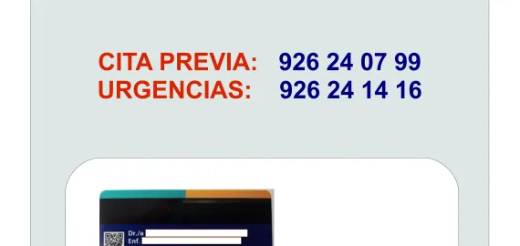 cartel centro salud, abril 2024