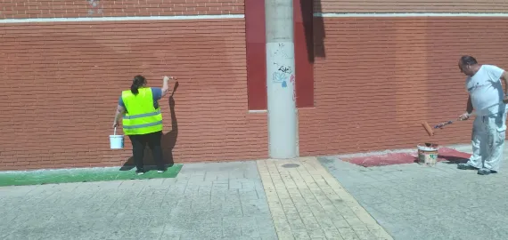limpieza graffitis, junio 2024 1
