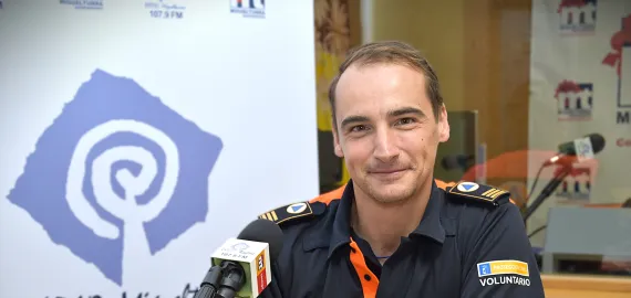 El jefe de Protección Civil, Juan Manuel Hernández, Miguelturra 2024