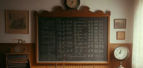 pupitreypizarraantigua