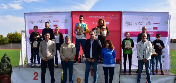 Ganadores de la media maratón Miguelturra noviembre 2024
