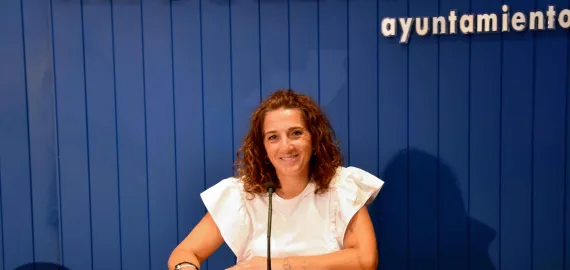 Caridad Sánchez, presentación pantalla Eurocopa Femenina, Miguelturra 2025