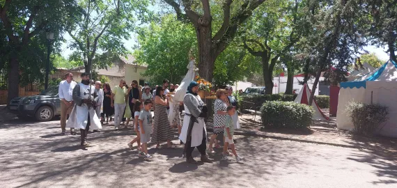 Procesión de la Virgen Blanca, Peralvillo 2025