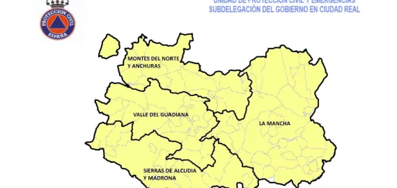 Mapa de alertas 1 de agosto  protección civil
