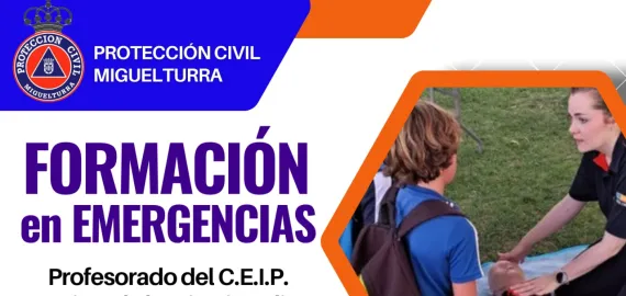Formación primeros auxilios, protección civil Miguelturra, 2025