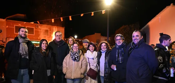 Imagen de la corporación municipal en San Antón, Miguelturra enero de 2026