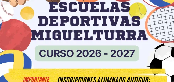 escuelas deportivas 2026-2027