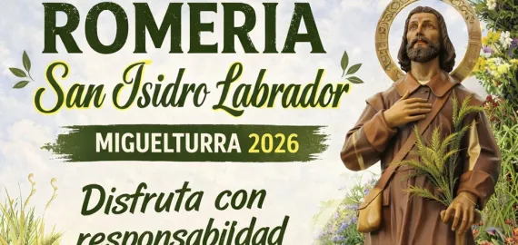 Cartel consejos romería de San Isidro, Miguelturra 2026