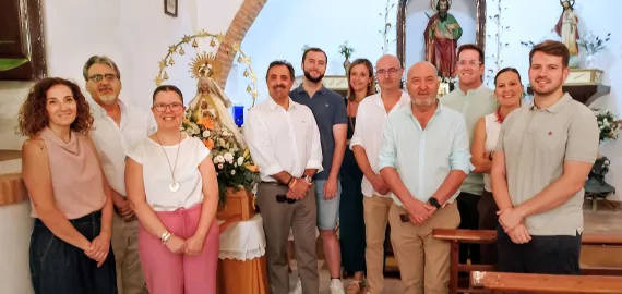 Imagen de la procesión de la Virgen Blanca en Peralvillo, miguelturra julio de 2025, imagen 1
