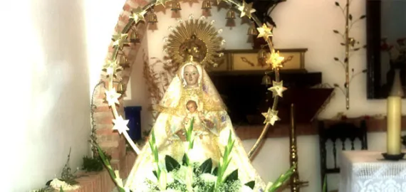 agenda imagen de la Virgen Blanca de Peralbillo