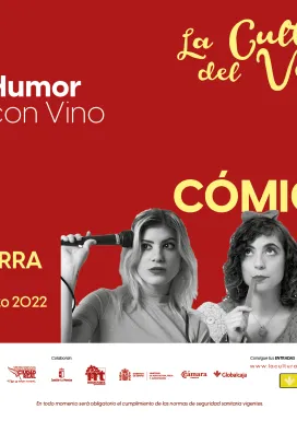 espectáculo Cómicas, la Cultura del Vino, marzo 2022