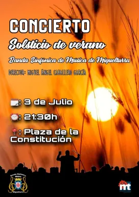 concierto solsticio de verano, cartel, julio 2022