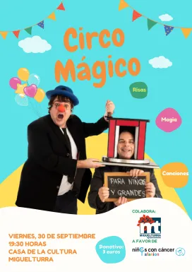 cartel circo mágico, septiembre 2022