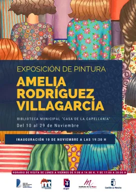 exposición Amelia Rodríguez, noviembre 2022, cartel