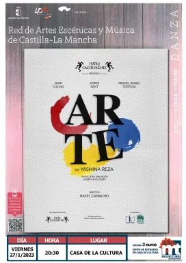 cartel teatro Arte, enero 2023