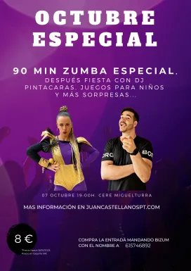 cartel zumba octubre 2023
