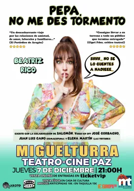 cartel Beatriz Rico, diciembre 2023