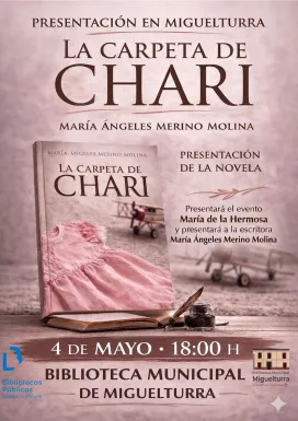 Presentación libro La carpeta de Chari, Miguelturra mayo 2026