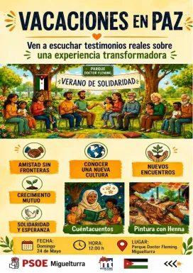 Vacaciones en Paz encuentro Solidario, Miguelturra mayo 2026
