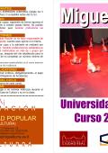 folleto Universidad Popular Miguelturra, curso 2022-2023, página 1