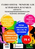 imagen curso monitor actividades juveniles diciembre 2022