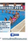 cursos, imagen del cartel anunciador cursos en la Piscina Municipal de verano 2016