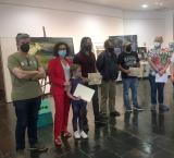 imagen de la entrega de premios del concurso de pintura rápida, Miguelturra mayo de 2021