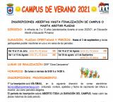 imagen del nuevo cartel del Campus de Verano de Bienestar Social, 2021-07-14