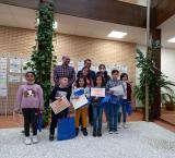 imagen de la entrega de premios concurso de Marcapáginas, Miguelturra abril 2022