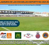 imagen cartel fin Escuelas Deportivas 2021-2022