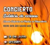 concierto solsticio de verano, cartel, julio 2022