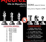 imagen cartel Torneo Ajedrez Villa Miguelturra 2022, diseño Centro de Internet