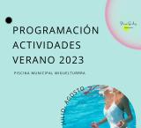 Programación actividades piscina verano 2023, imagen 1