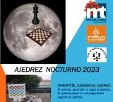 cartel ajedrez nocturno, agosto 2023