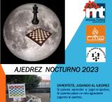 cartel ajedrez nocturno, agosto 2023