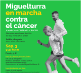 cartel de la II Marcha contra el Cáncer, Miguelturra 2023