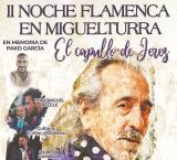 cartel de la II Noche Flamenca, Miguelturra fiestas 2023