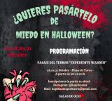 Cartel programación Halloween área de juventud, Miguelturra 2023