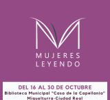 Cartel Exposición Mujeres Leyendo, Miguelturra octubre 2023