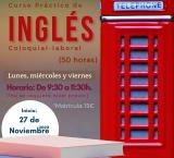cartel curso inglés noviembre 2023