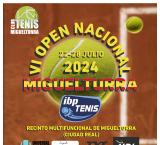 Cartel VI Open de Tenis Miguelturra 2024