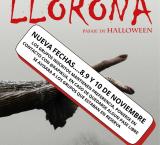 Cartel nuevas fechas pasaje terror La Llorona, Miguelturra noviembre 2024