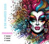 Cartel Concurso DragQueen, carnaval de Miguelturra 2025