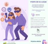 Cartel campaña sensibilización Ponte en su Lugar, Miguelturra julio 2025