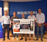 Presentación décimo lotería 50 aniversario Miguelturreño, Miguelturra julio 2025