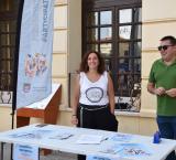 Mesa informativa presupuestos participativos, Miguelturra julio 2025