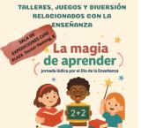 Cartel La magia de aprender, corresponsables, Miguelturra noviembre 2025