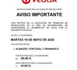 Corte suministro agua 19 de mayo de 2026, Miguelturra