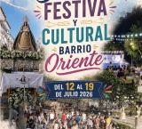 Cartel semana festiva Barrio Oriente, Miguelturra julio 2026